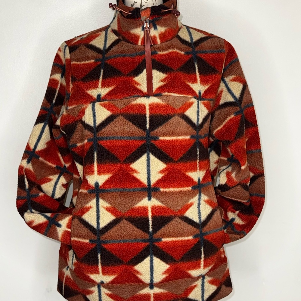 Geometric Patterned Pullover - image 1